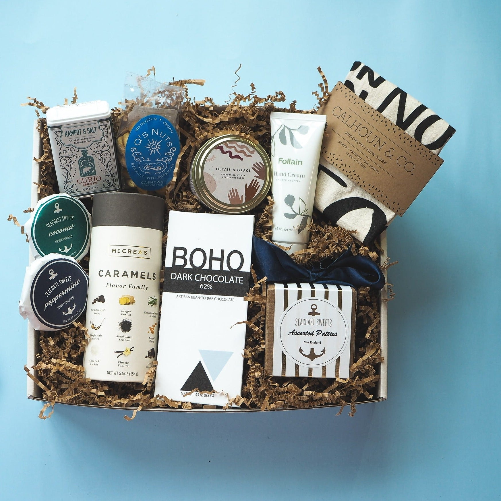 Local Maker Gift Box, Boston and New England Made, Curated Corporate Gifting  