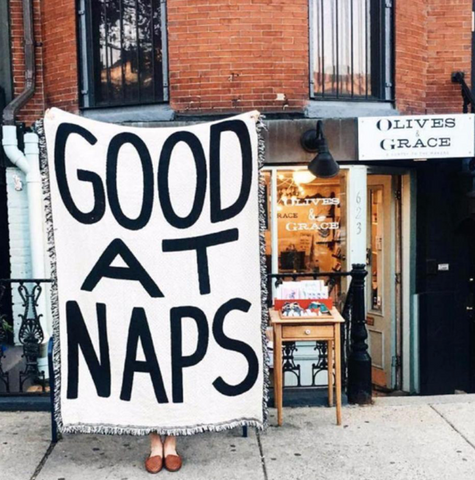 "Good At Naps" Blanket